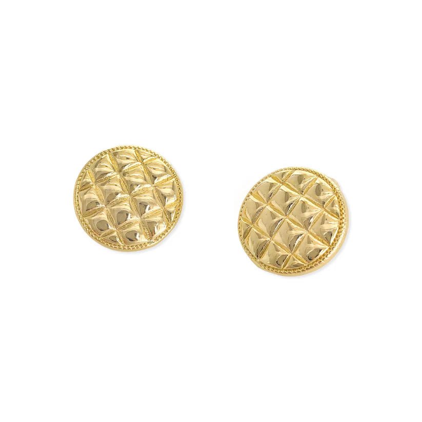 OMG Round Cushion Studs - Deadwood South Boutique & Company LLC