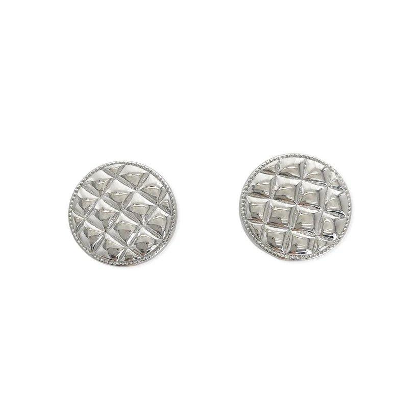 OMG Round Cushion Studs - Deadwood South Boutique & Company LLC