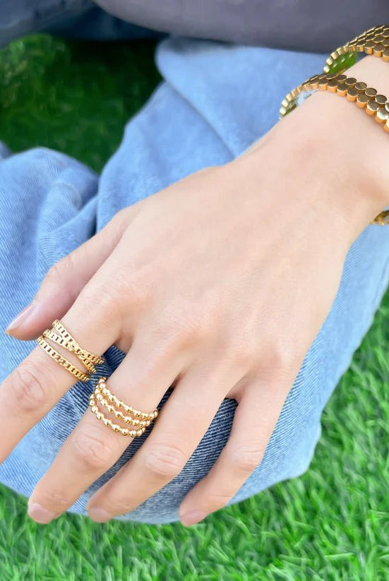OMG Triple Bubble Ring - Deadwood South Boutique & Company LLC