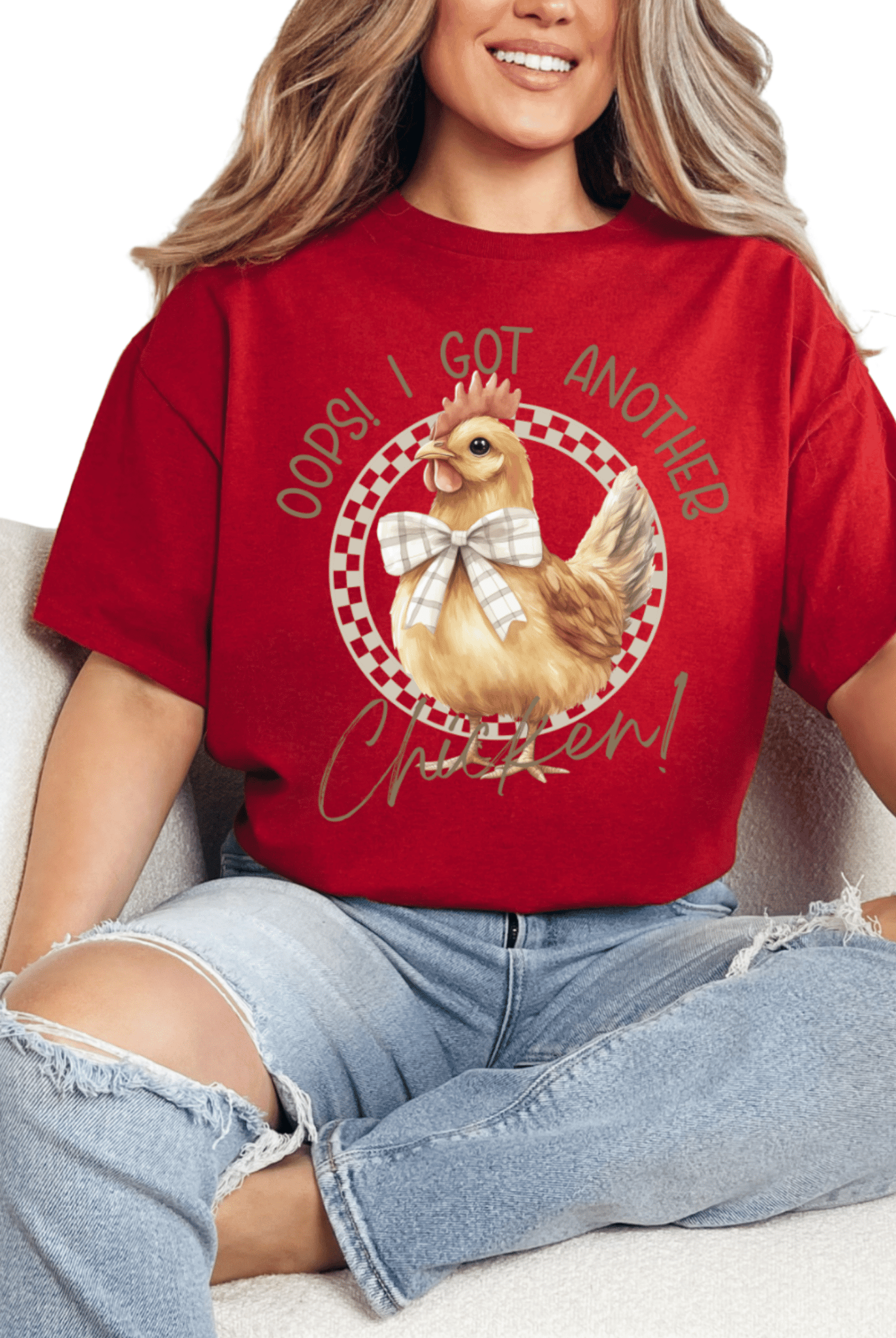 Oops I Got Another Chicken Graphic Tee - Deadwood South Boutique & Company LLC
