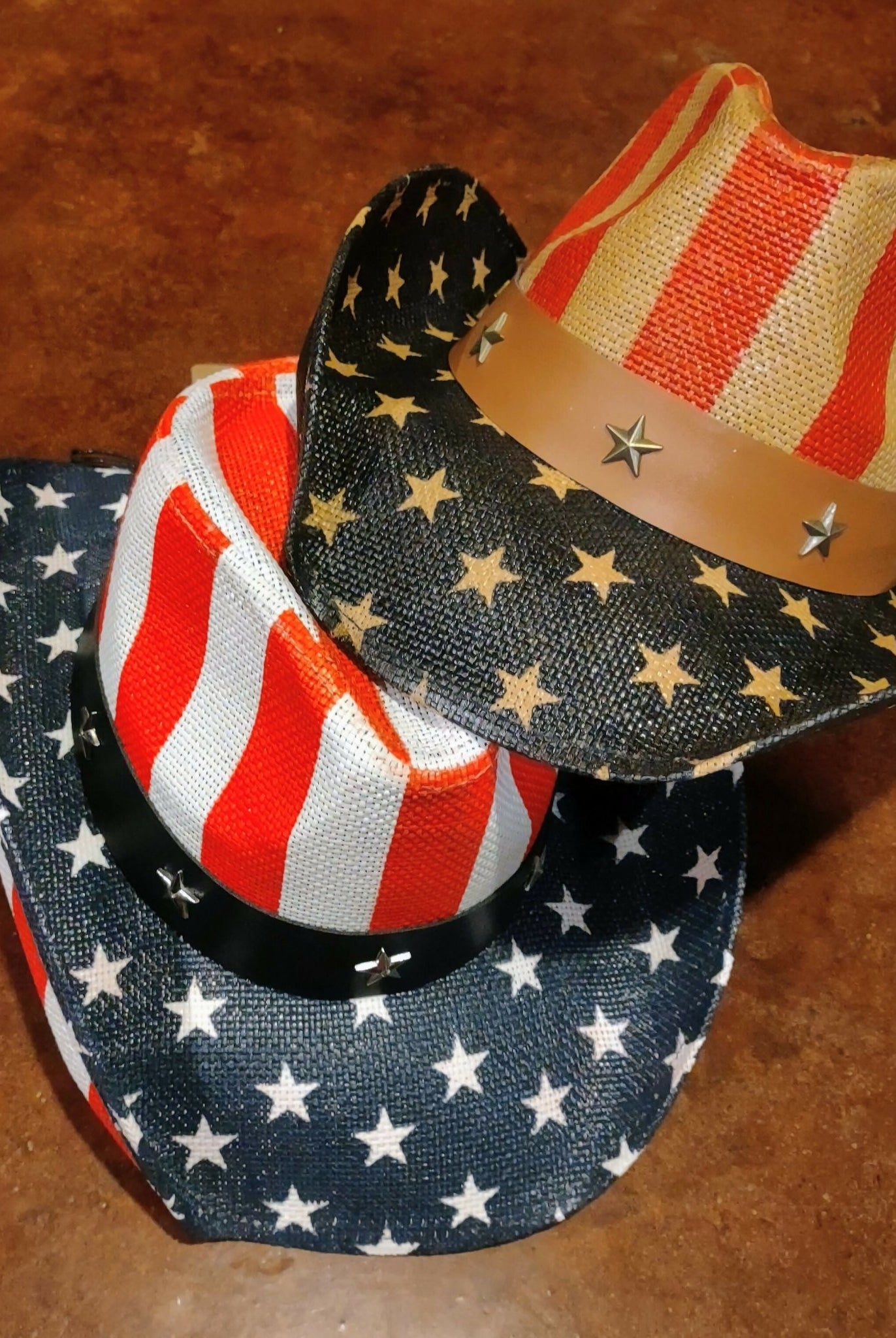 Patriotic Straw Hat - Deadwood South Boutique & Company LLC