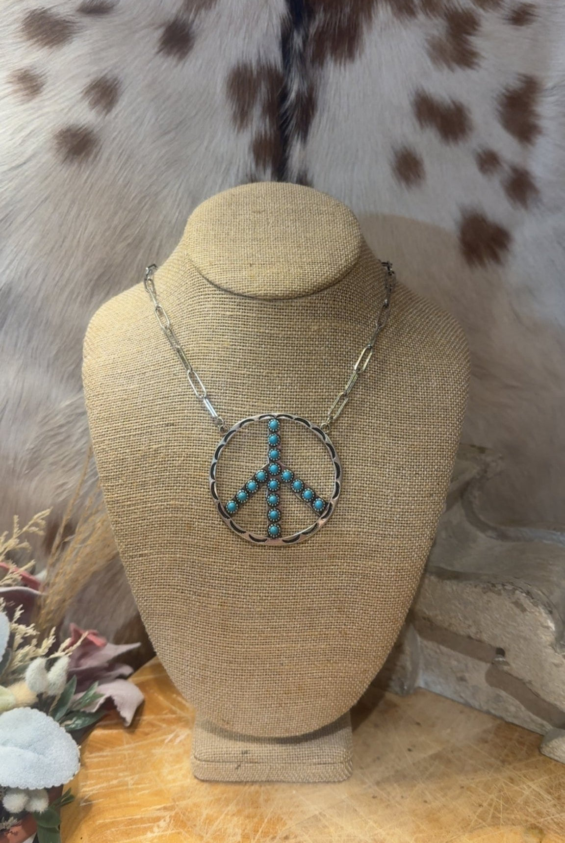 Peace Out Necklace - Deadwood South Boutique & Company LLC