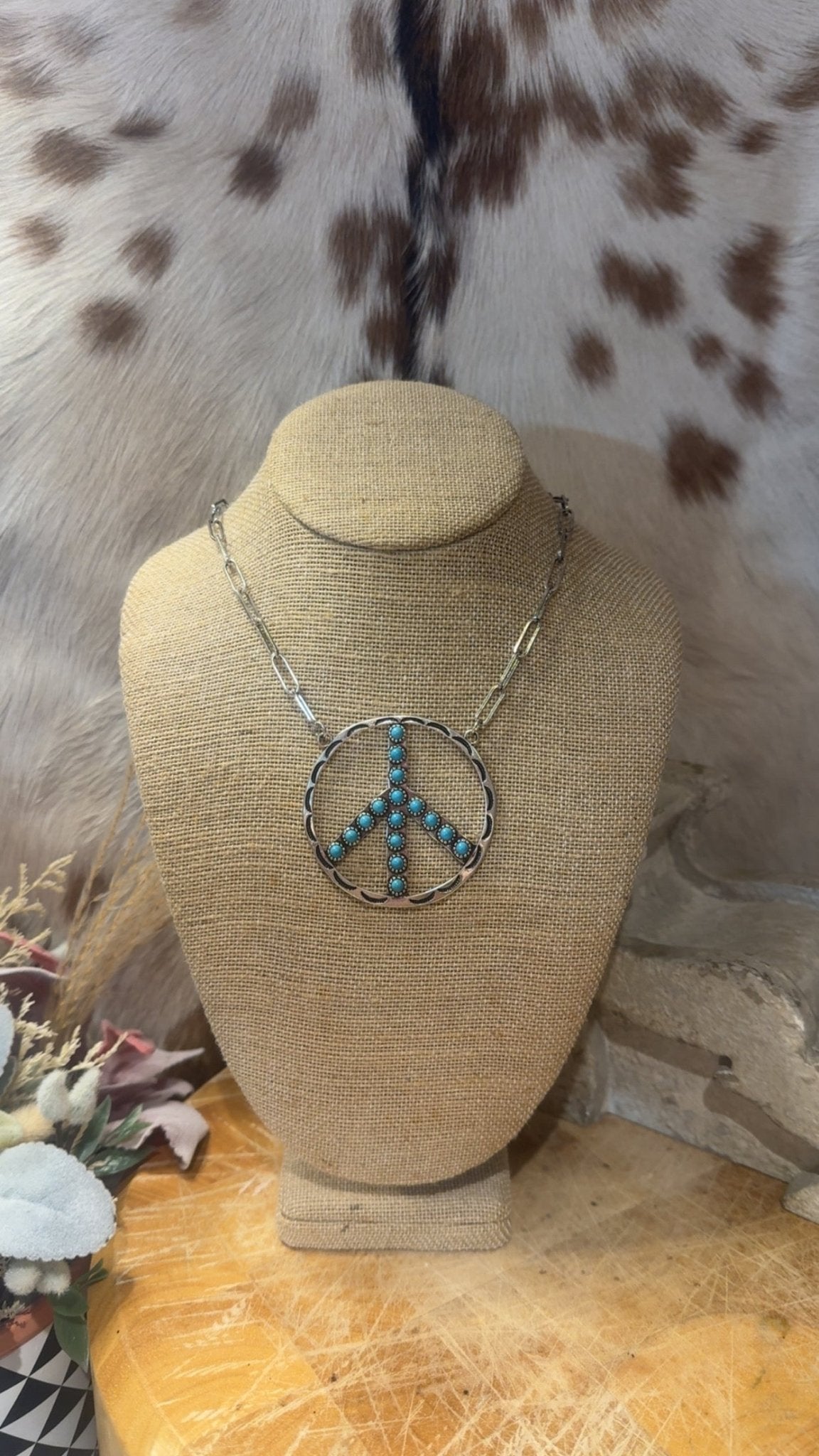 Peace Out Necklace - Deadwood South Boutique & Company LLC