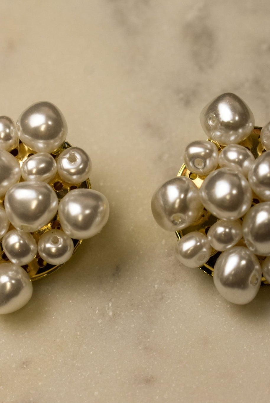 Pearl Cluster Post Earring - Deadwood South Boutique & Company LLC