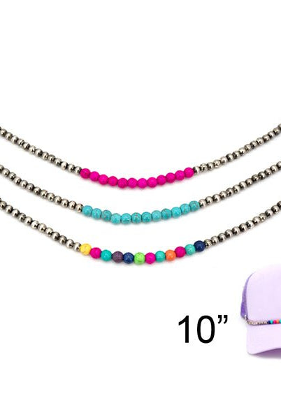 Pearly Fashion Trucker Cap Chain - Deadwood South Boutique & Company LLC