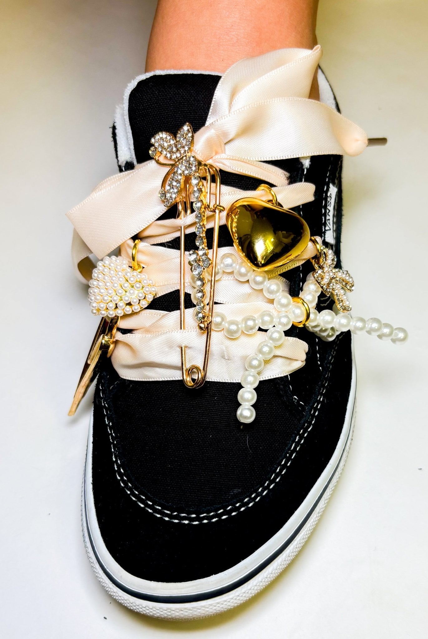 Pearly Girl Shoe Laces & Charms - Deadwood South Boutique & Company LLC