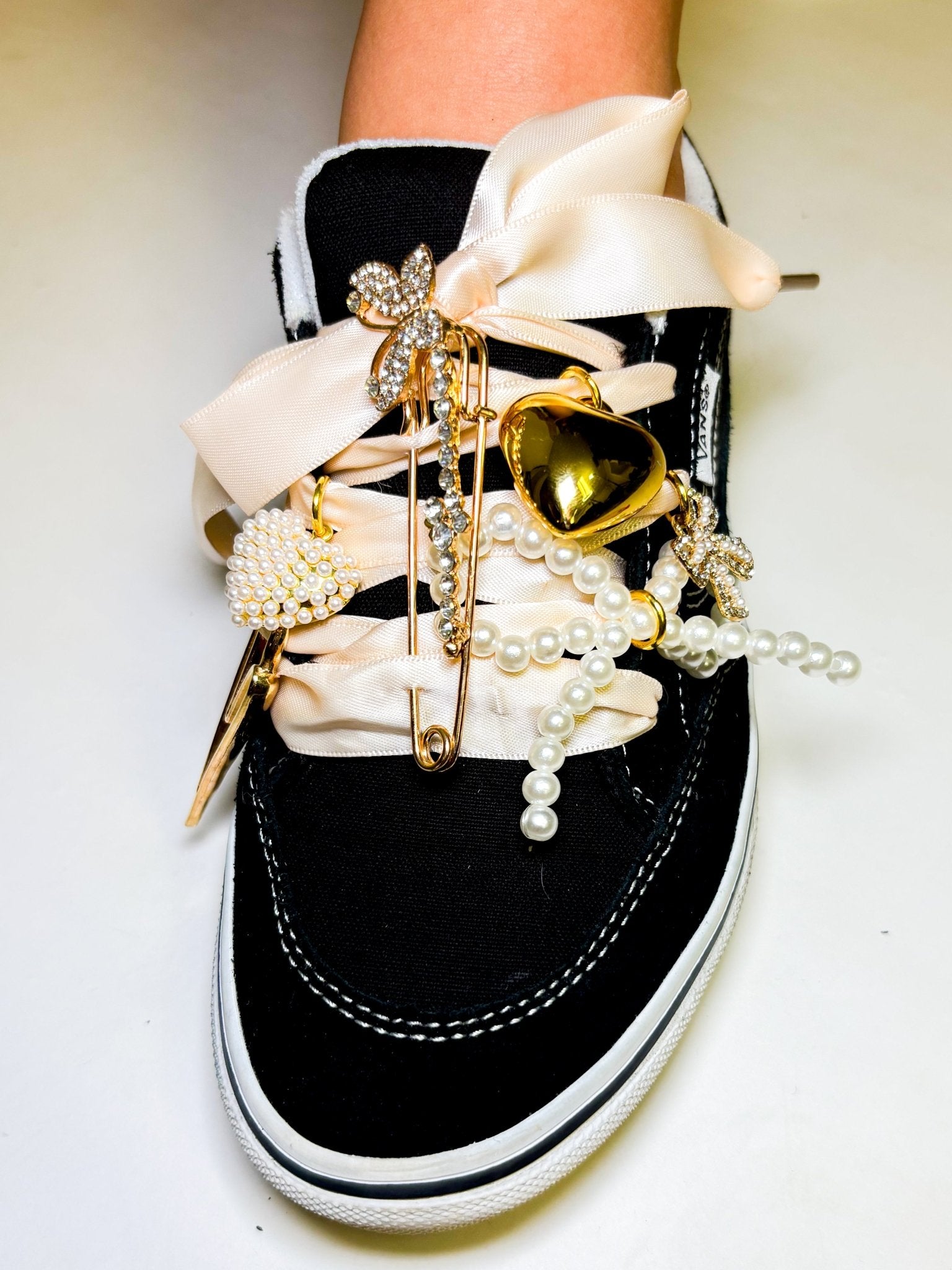 Pearly Girl Shoe Laces & Charms - Deadwood South Boutique & Company LLC