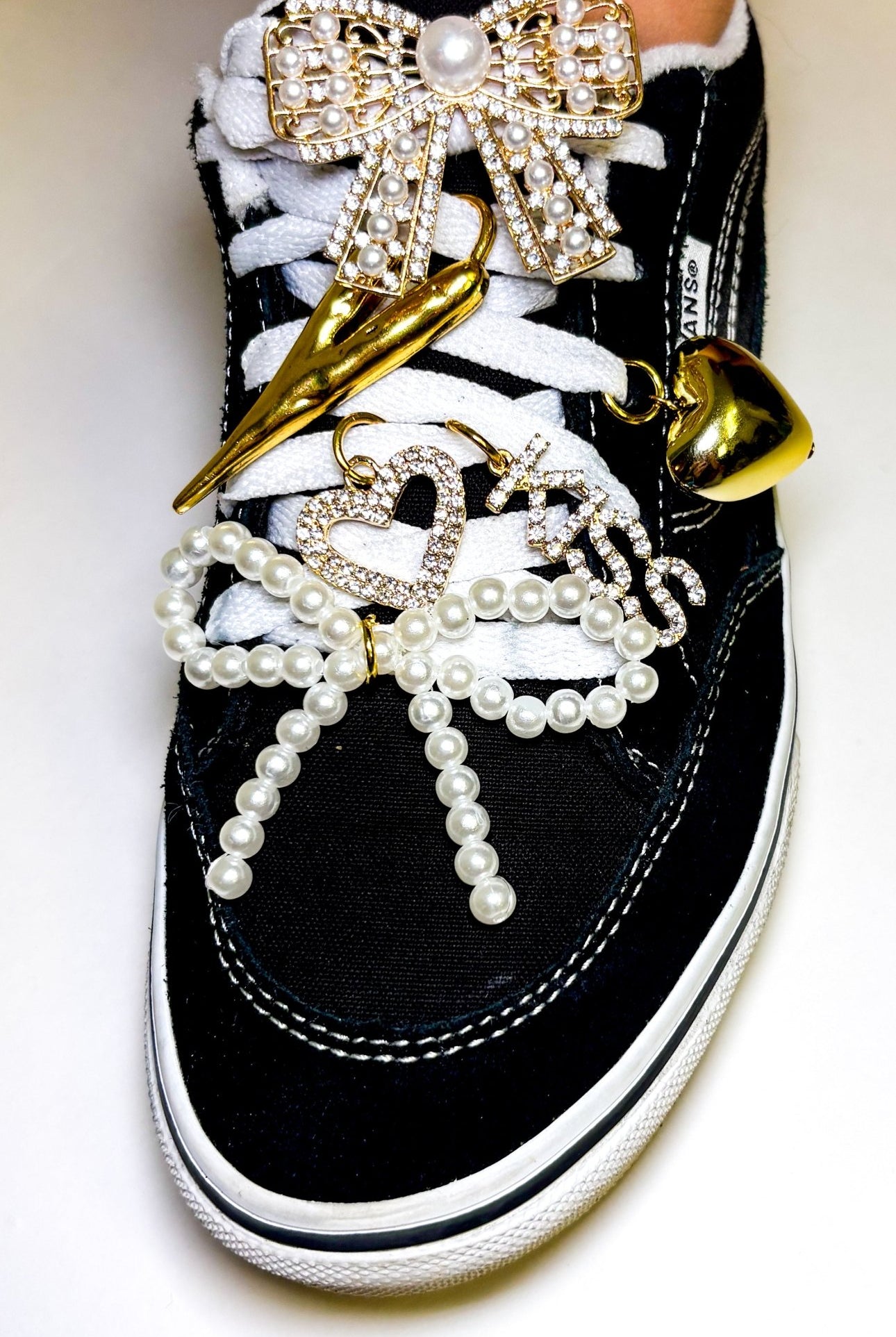 Pearly Girl Shoe Laces & Charms - Deadwood South Boutique & Company LLC