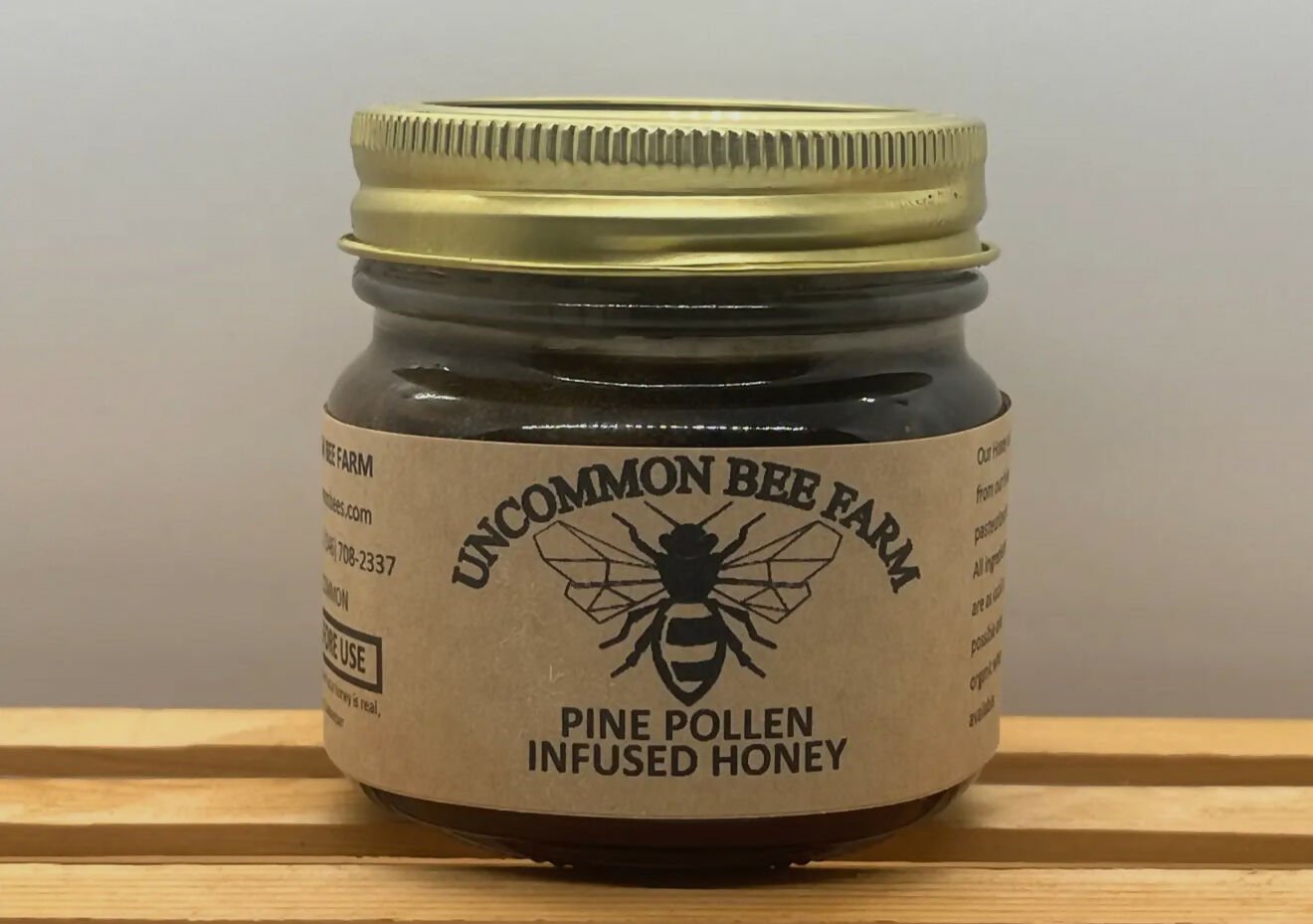 Pine Pollen Infused Honey 5 oz - Deadwood South Boutique & Company LLC