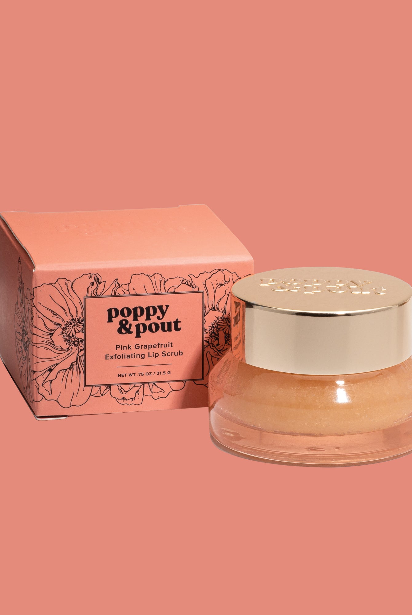 Poppy & Pout Lip Scrub-beauty-Deadwood South Boutique & Company LLC-Deadwood South Boutique, Women's Fashion Boutique in Henderson, TX