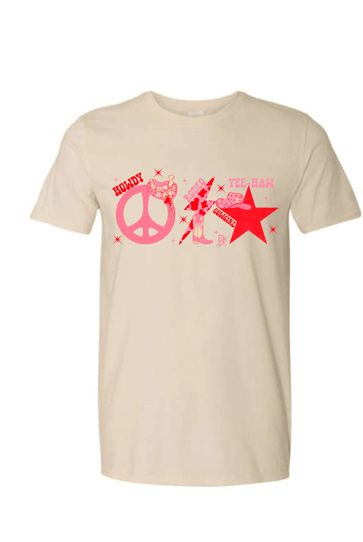 Pink Retro Cowgirl Graphic Tee - Deadwood South Boutique & Company LLC