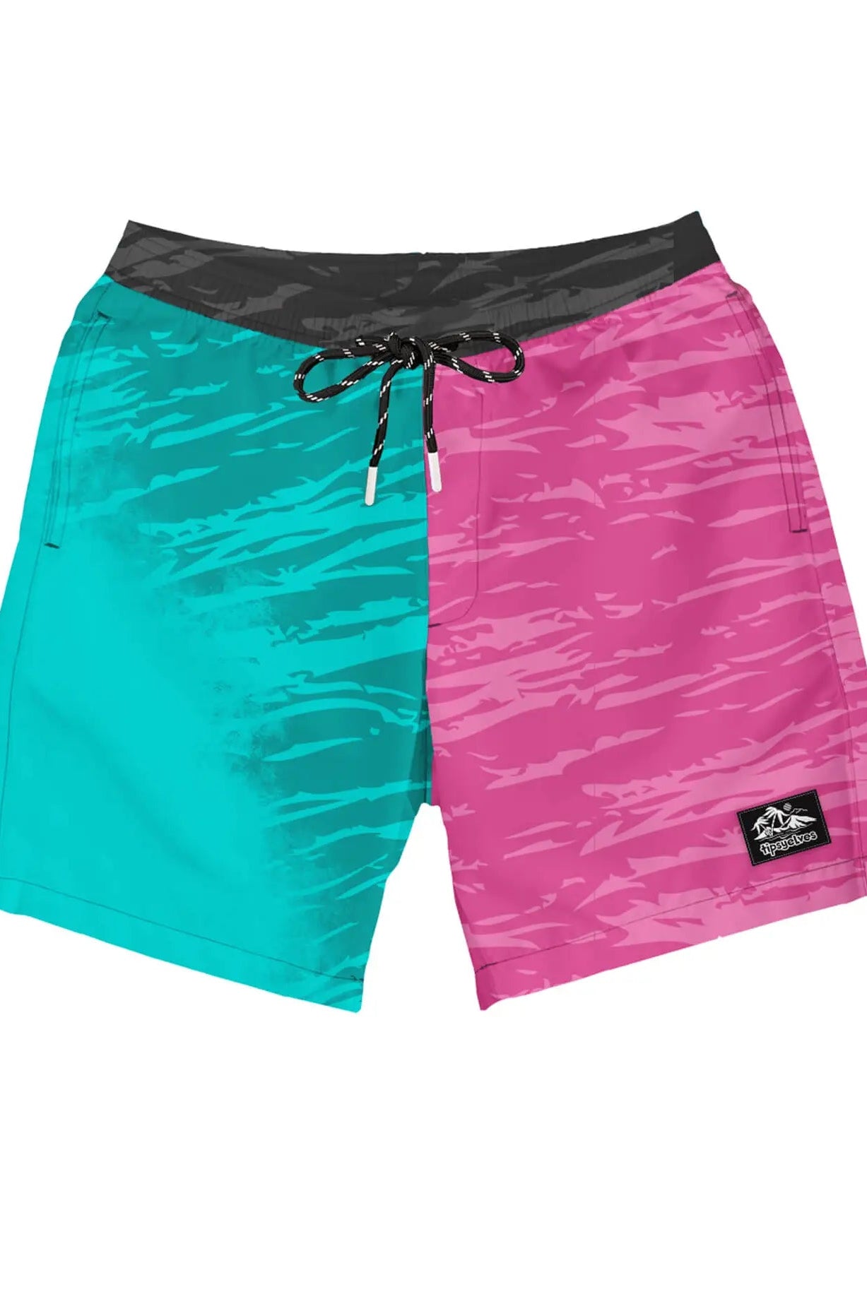 Pink & Teal Color Changing Men's Swim Trunk - Deadwood South Boutique & Company LLC