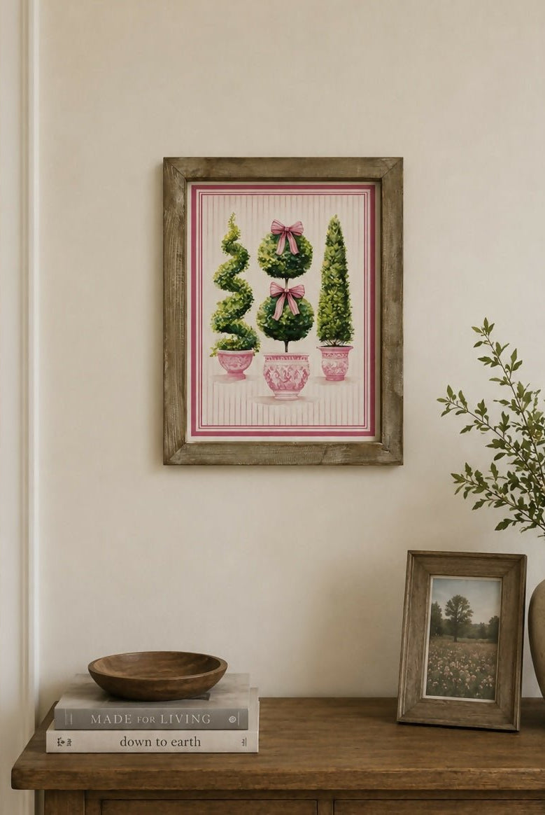 Pink topiary pics - Deadwood South Boutique & Company LLC