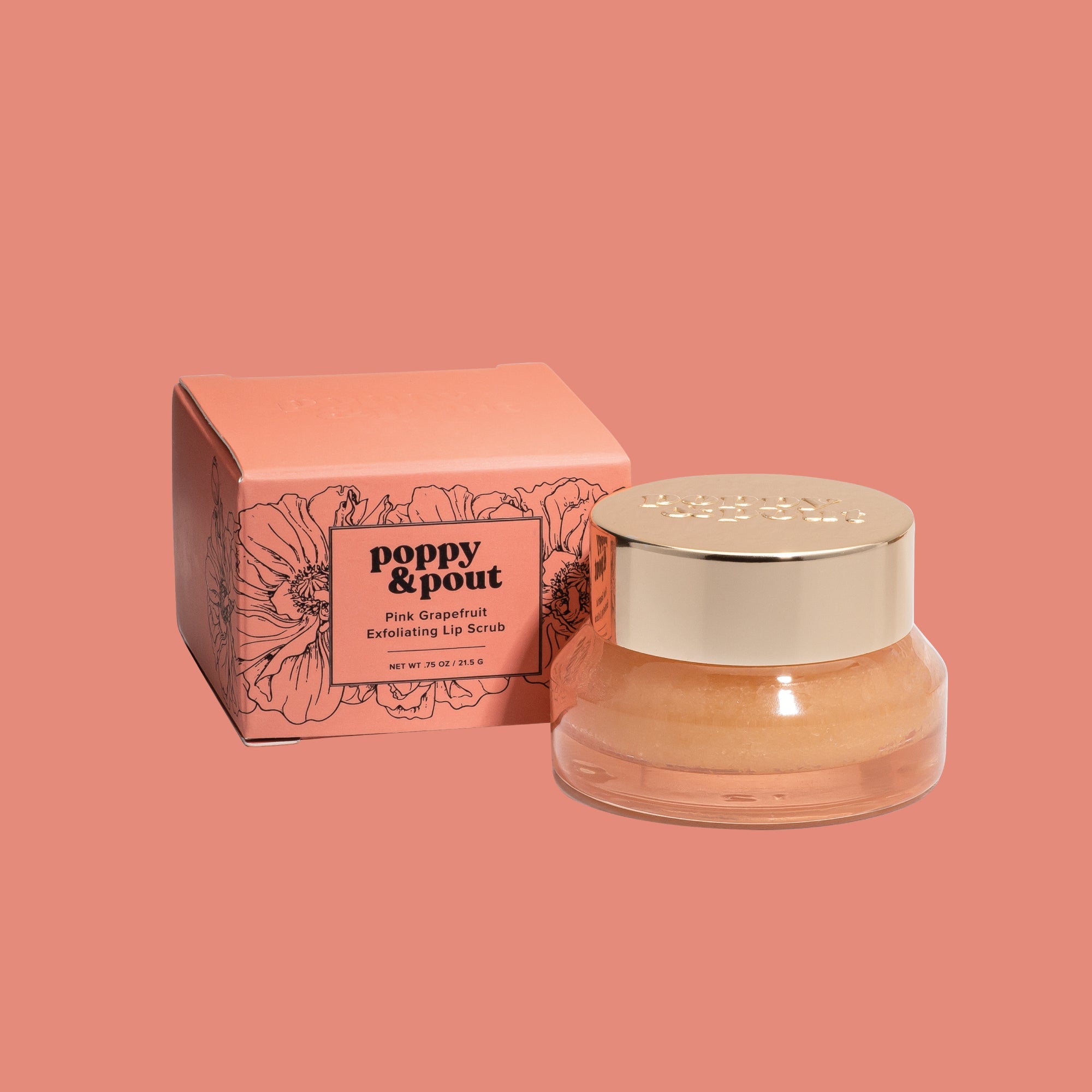 Poppy & Pout Lip Scrub - Deadwood South Boutique & Company LLC