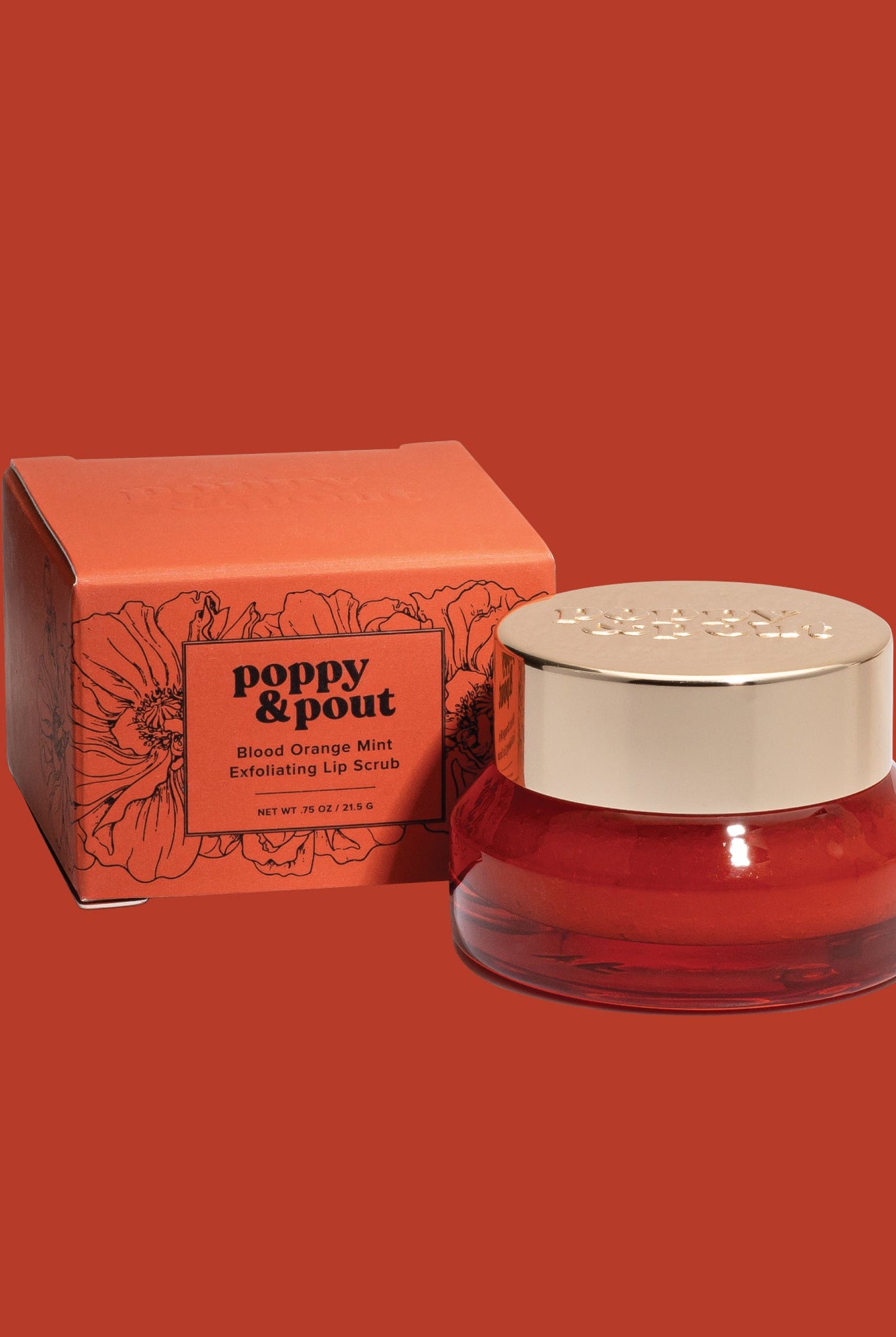 Poppy & Pout Lip Scrub - Deadwood South Boutique & Company LLC