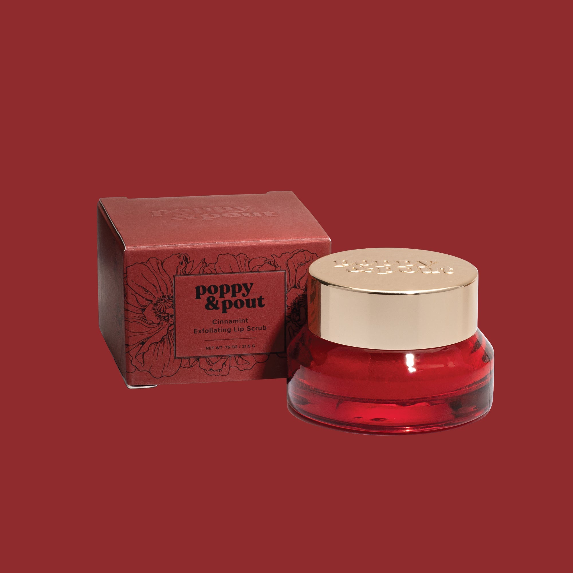 Poppy & Pout Lip Scrub - Deadwood South Boutique & Company LLC