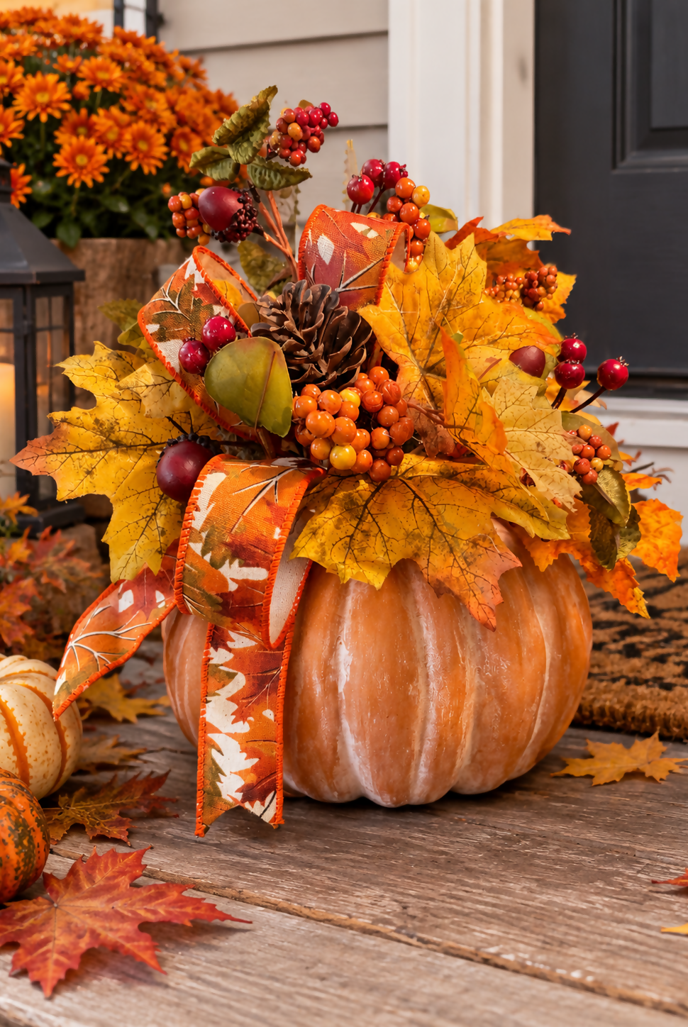 Pumpkin centerpiece - Deadwood South Boutique & Company LLC