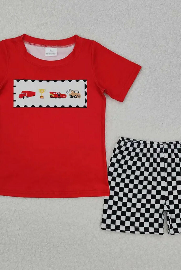 Racing Car Outfit Set - Deadwood South Boutique & Company LLC