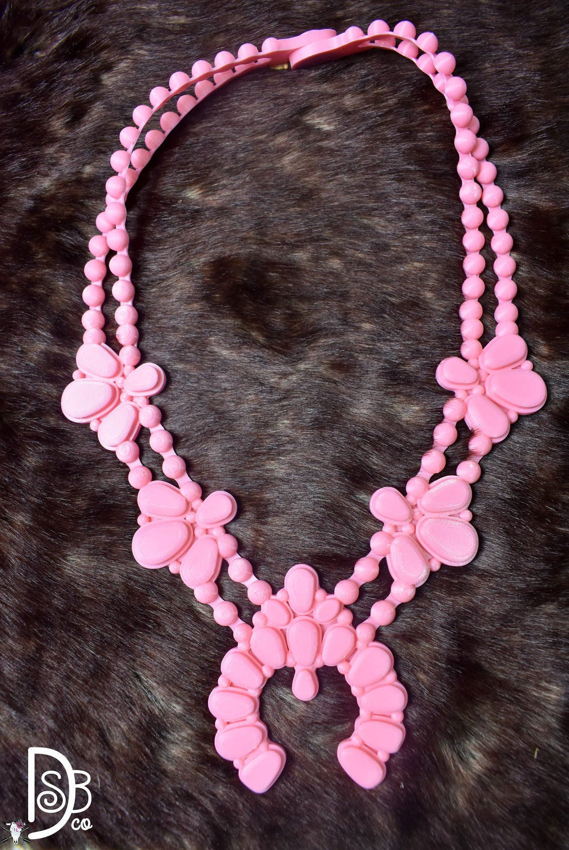 RAHYA Bubblegum Pink Night Bloom Necklace - Deadwood South Boutique & Company LLC