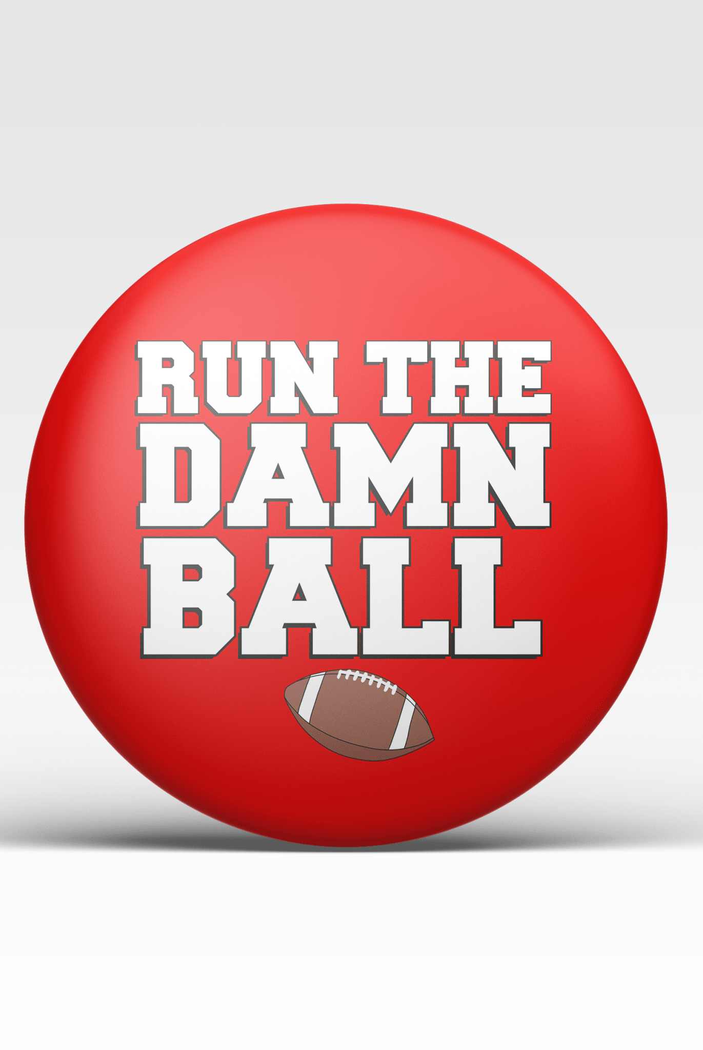Red Game Day Buttons | Game Day Pins - Deadwood South Boutique & Company LLC