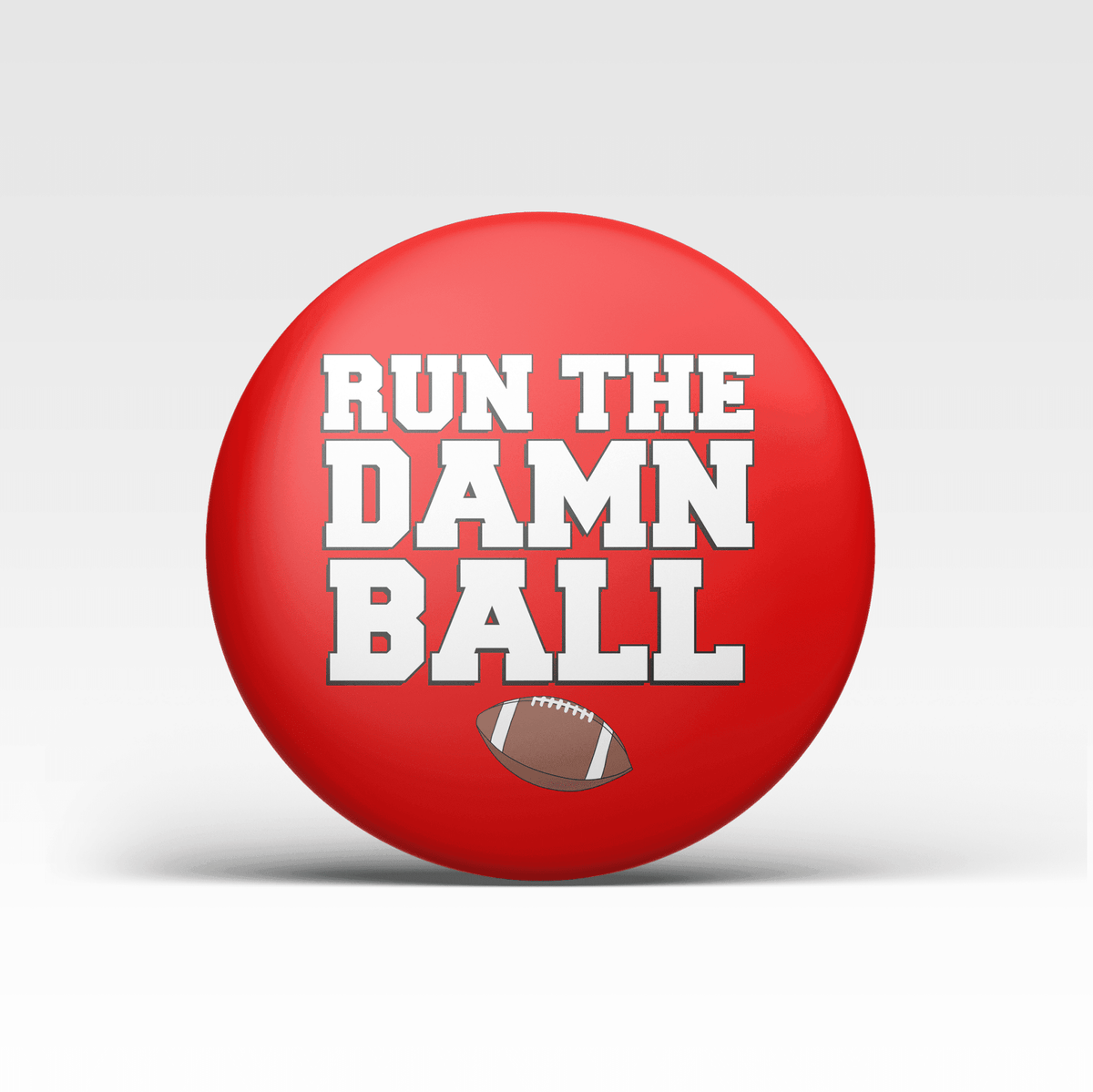 Red Game Day Buttons | Game Day Pins - Deadwood South Boutique & Company LLC
