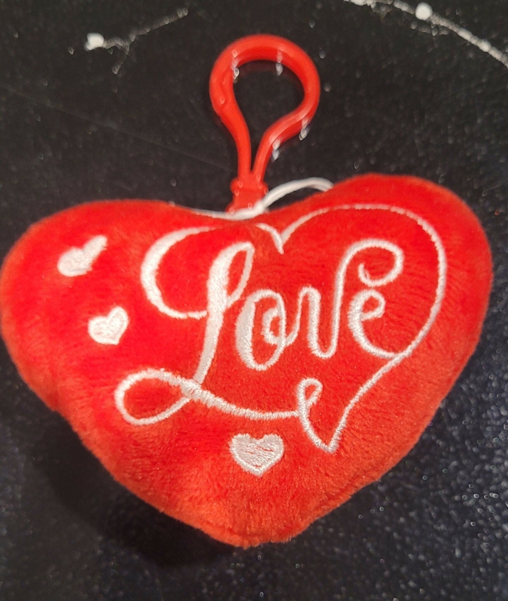 Red Heart Keychain - Deadwood South Boutique & Company LLC