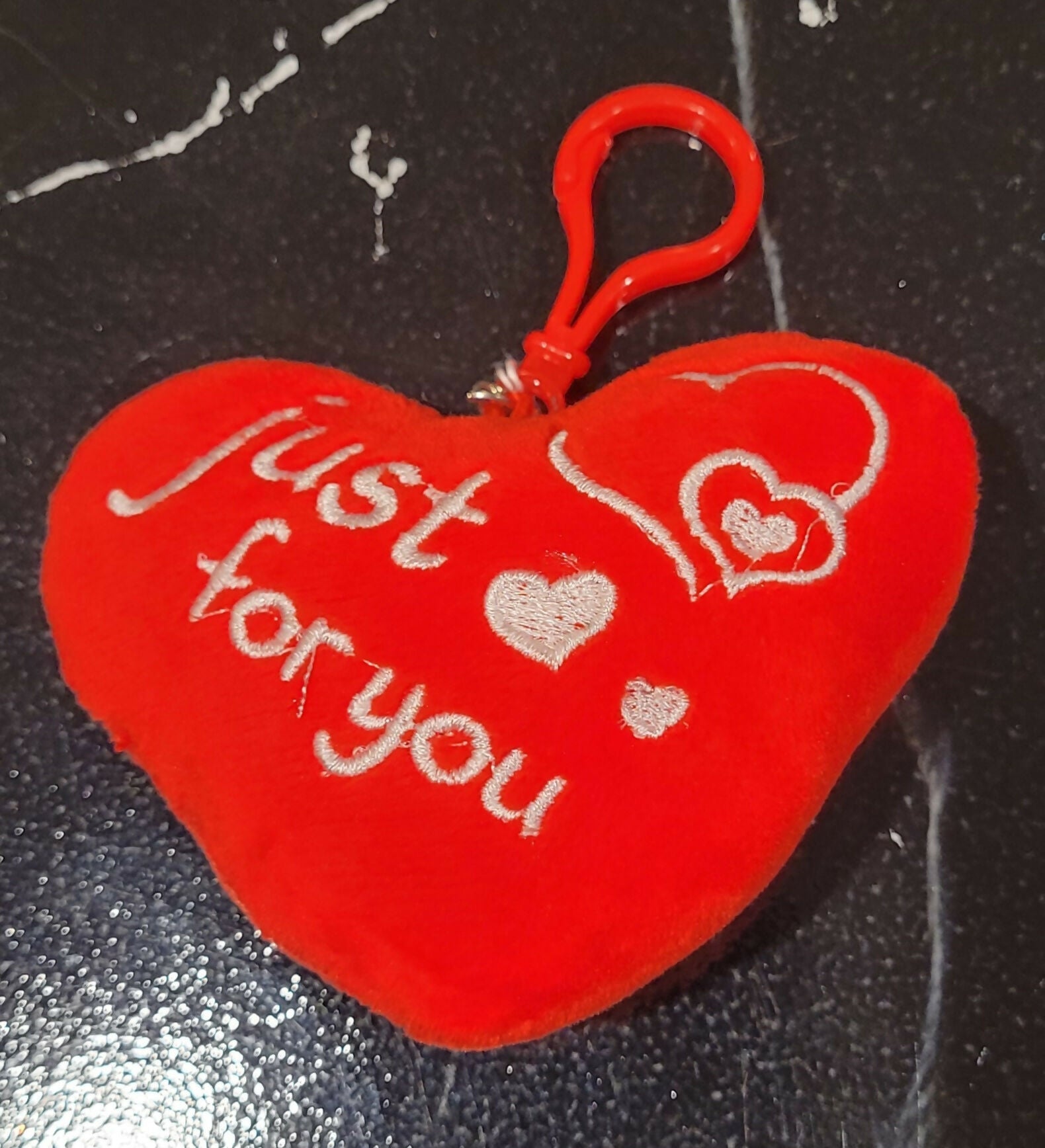 Red Heart Keychain - Deadwood South Boutique & Company LLC