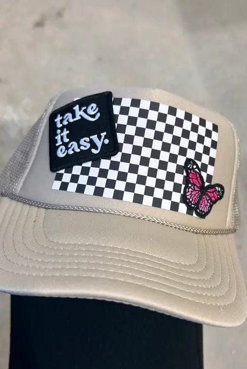 Retro Take It Easy Trucker Cap - Deadwood South Boutique & Company LLC
