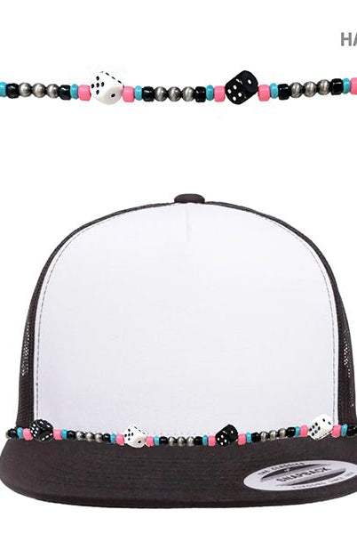 Roll the Dice Trucker Cap Chain - Deadwood South Boutique & Company LLC