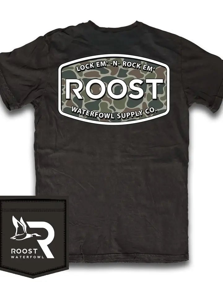 Roost Camo Logo Graphic Tee - Deadwood South Boutique & Company LLC
