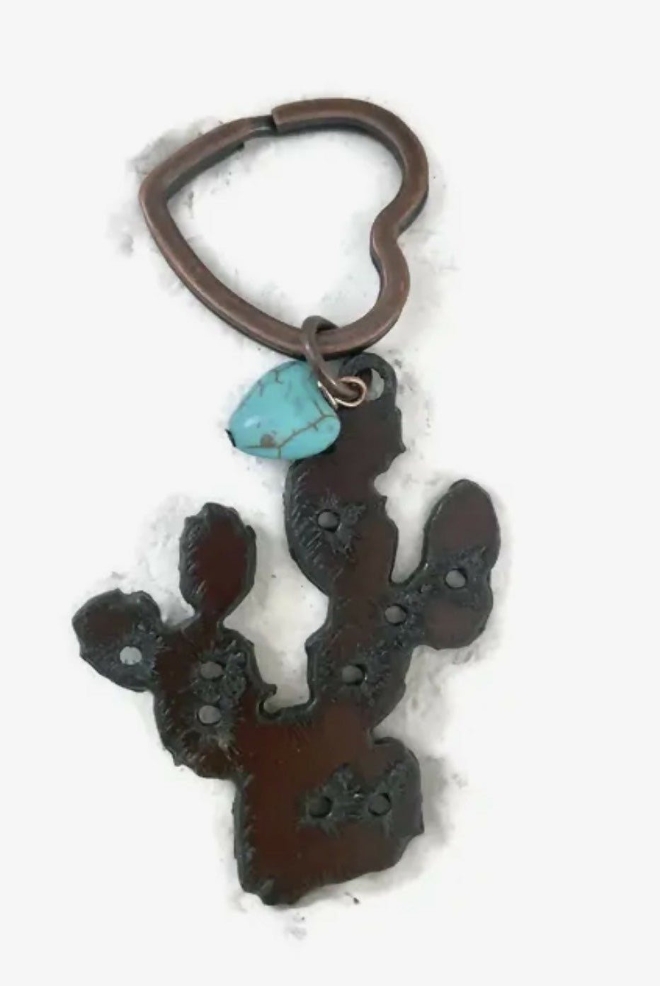 Rustic Metal Keychains - Deadwood South Boutique & Company LLC