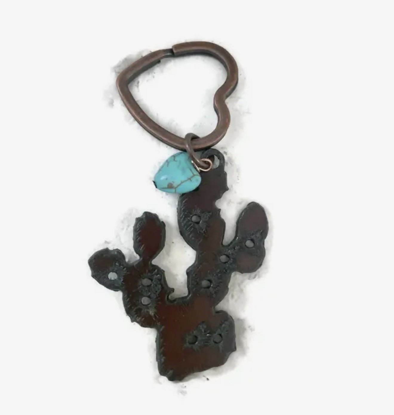 Rustic Metal Keychains - Deadwood South Boutique & Company LLC