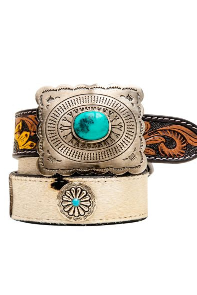 Myra Klepto Hand Tooled Belt-Belts-Deadwood South Boutique & Company-Deadwood South Boutique, Women's Fashion Boutique in Henderson, TX