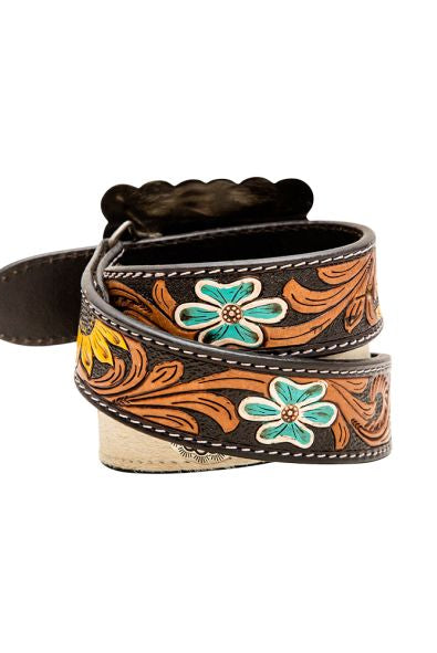 Myra Klepto Hand Tooled Belt-Belts-Deadwood South Boutique & Company-Deadwood South Boutique, Women's Fashion Boutique in Henderson, TX