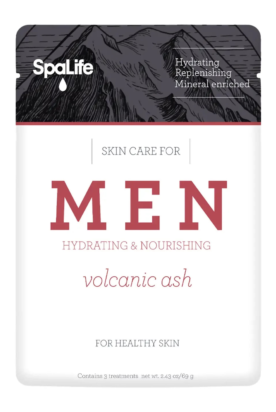 Men's Volcanic Ash Hydrating Facial Mask-Skincare-Faithful Glow-Deadwood South Boutique, Women's Fashion Boutique in Henderson, TX