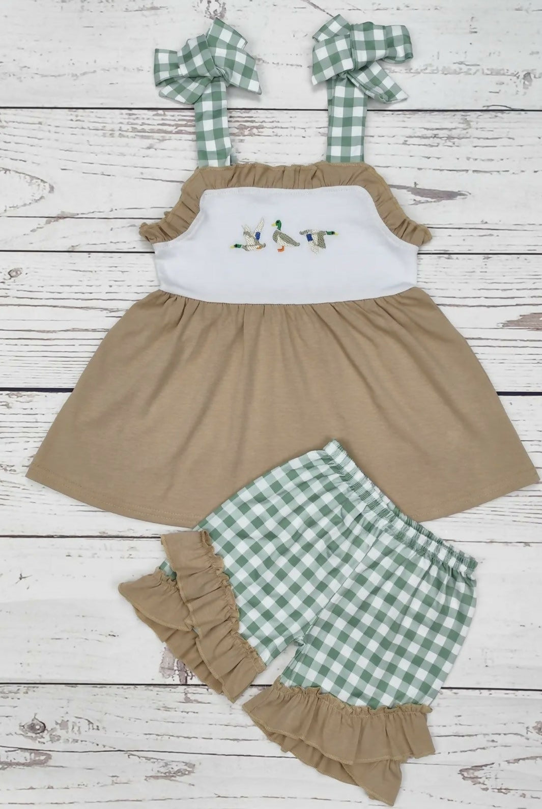 Sara Duck Applique’ Outfit - Deadwood South Boutique & Company LLC