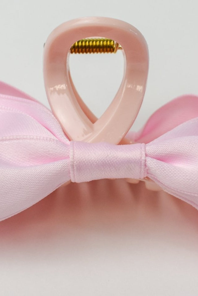 Satin Bow Hair Clip - Deadwood South Boutique & Company LLC