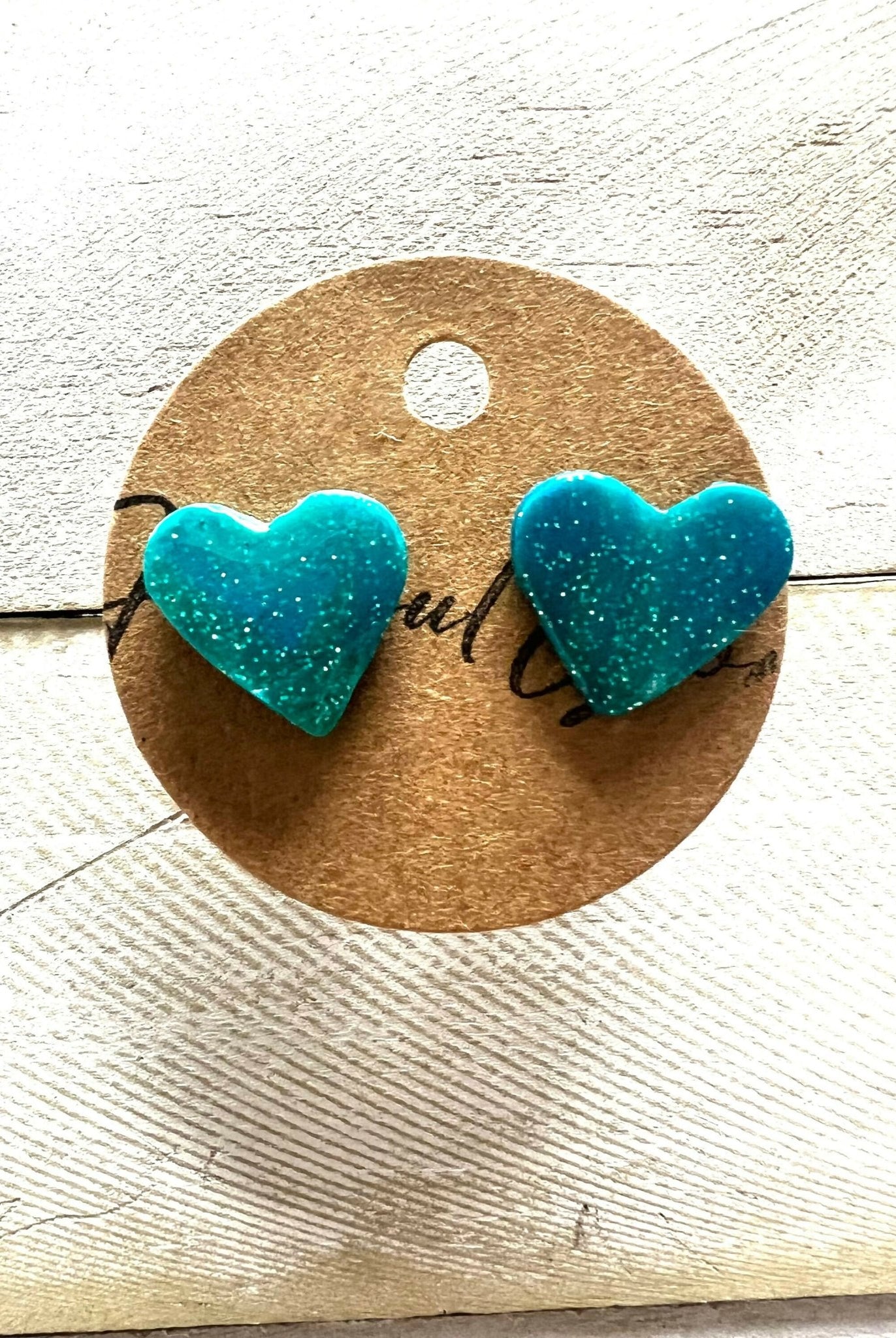 Sea Heart Studs - Deadwood South Boutique & Company LLC