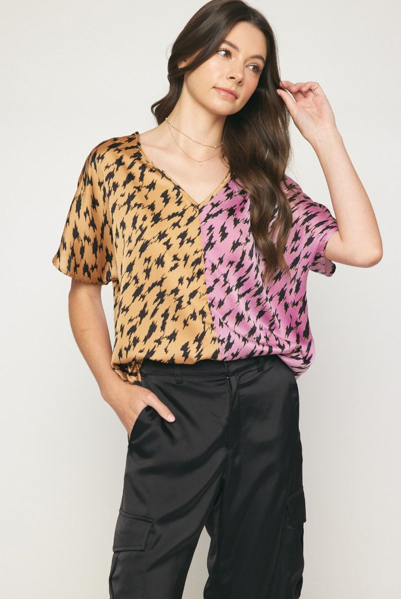 Shasta Camel Combo Top - Deadwood South Boutique & Company LLC