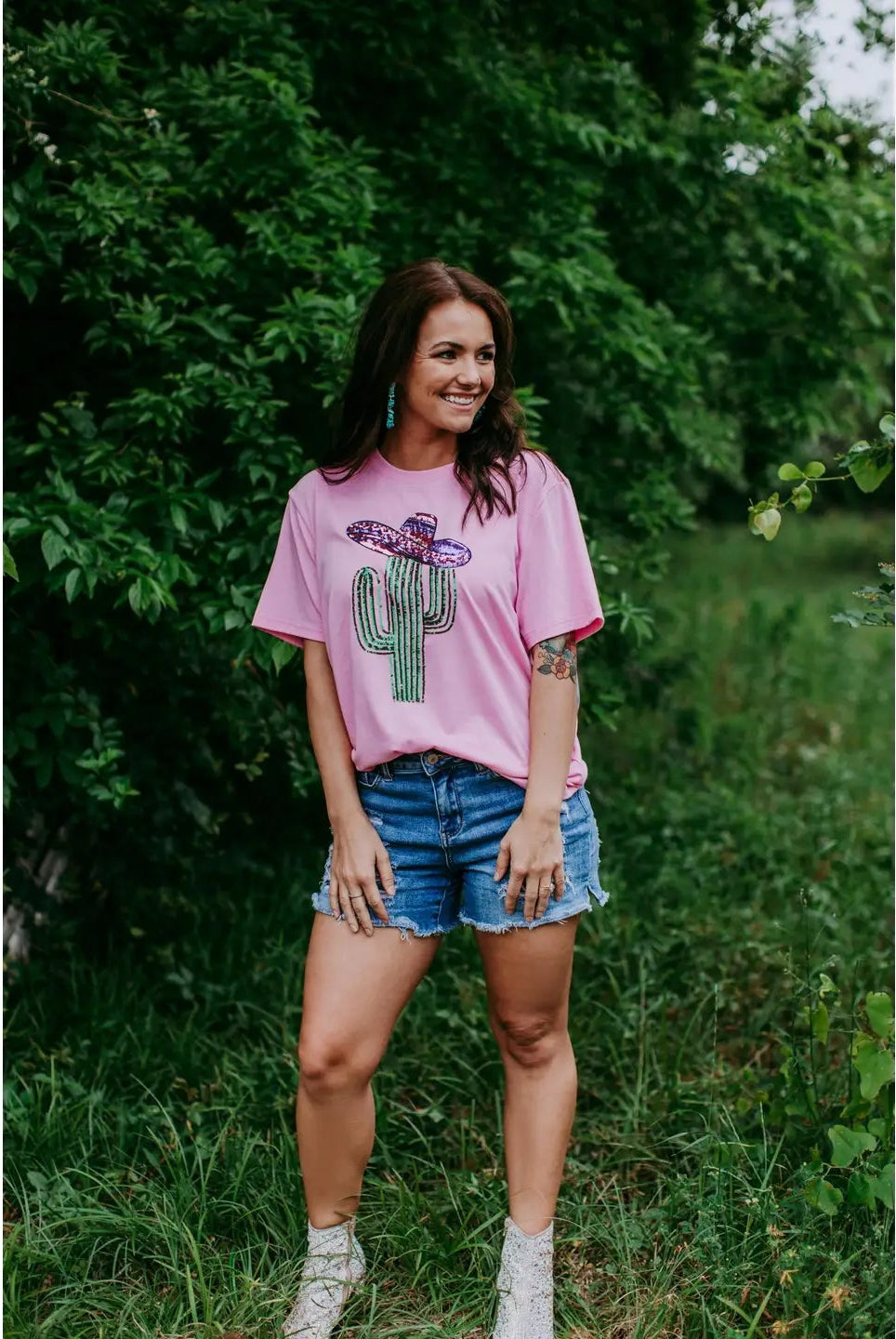 Shiny Saguaro Tee - Deadwood South Boutique & Company LLC