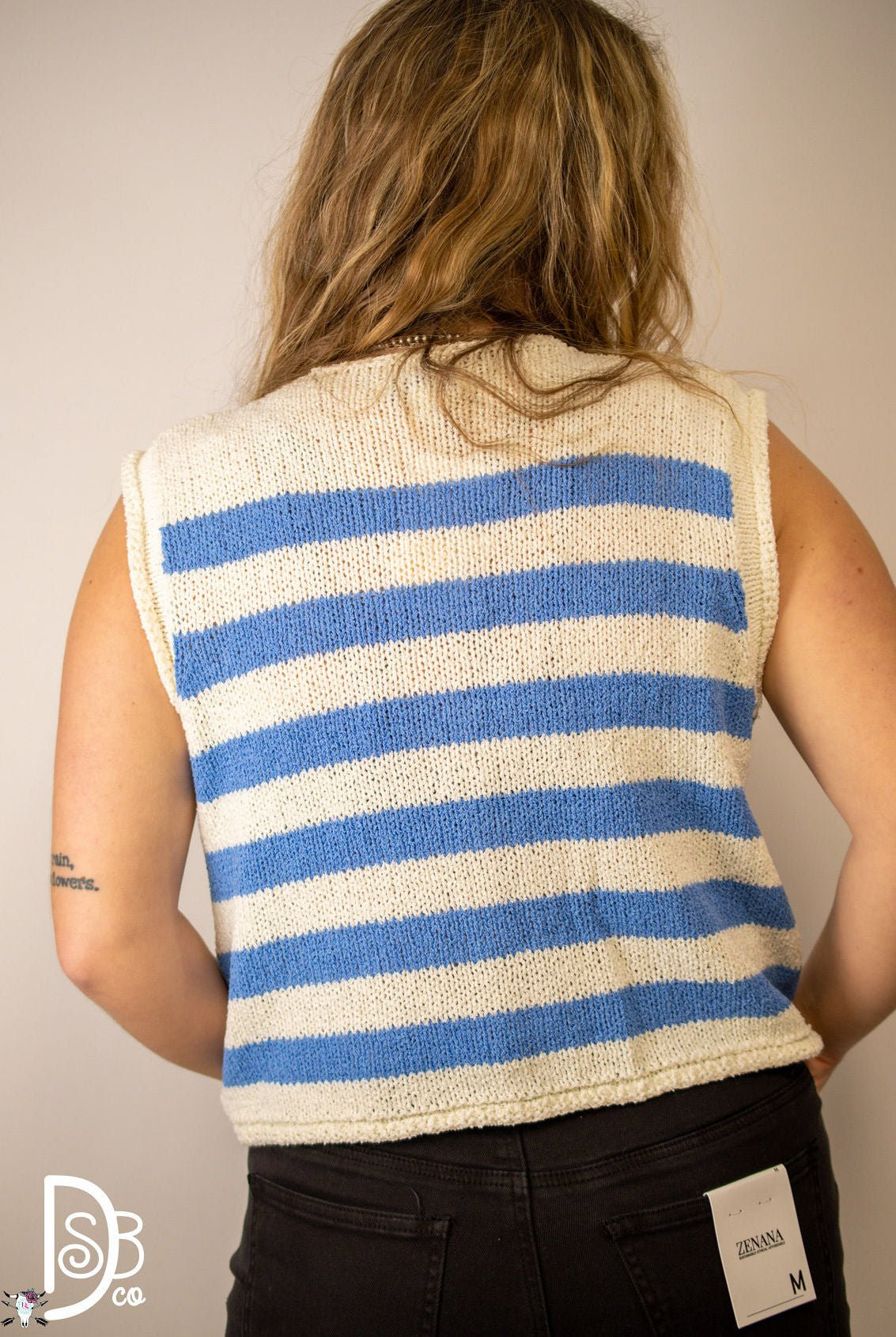 Sleeveless Knitted Sweater Vest - Deadwood South Boutique & Company LLC