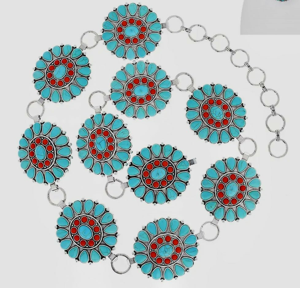 Sophia Squash Blossom Belt - Deadwood South Boutique & Company LLC