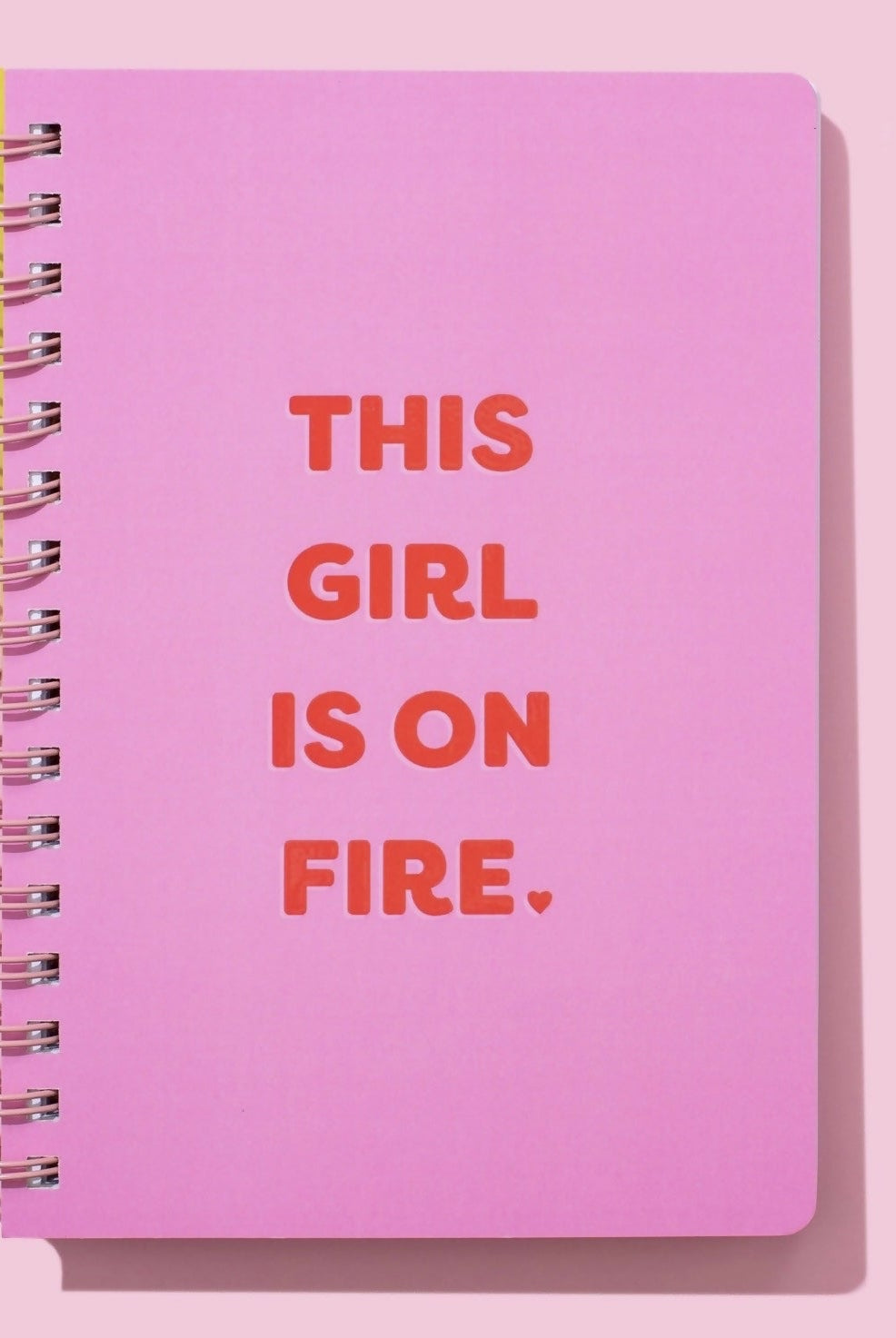 Spiral Notebook - "This Girl Is On Fire" - Deadwood South Boutique & Company LLC