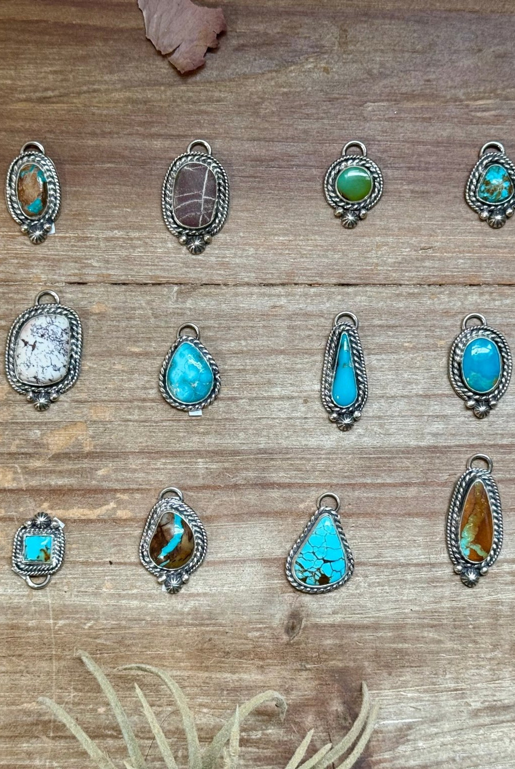 Sterling Silver & Turquoise Charms – Handmade by Jason Ogg & Shay Pfeiffer – USA Made – Pick Your Favorite - Deadwood South Boutique & Company LLC