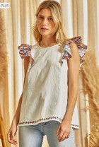 The Ivy Top-Short Sleeves-Deadwood South Boutique & Company-Deadwood South Boutique, Women's Fashion Boutique in Henderson, TX