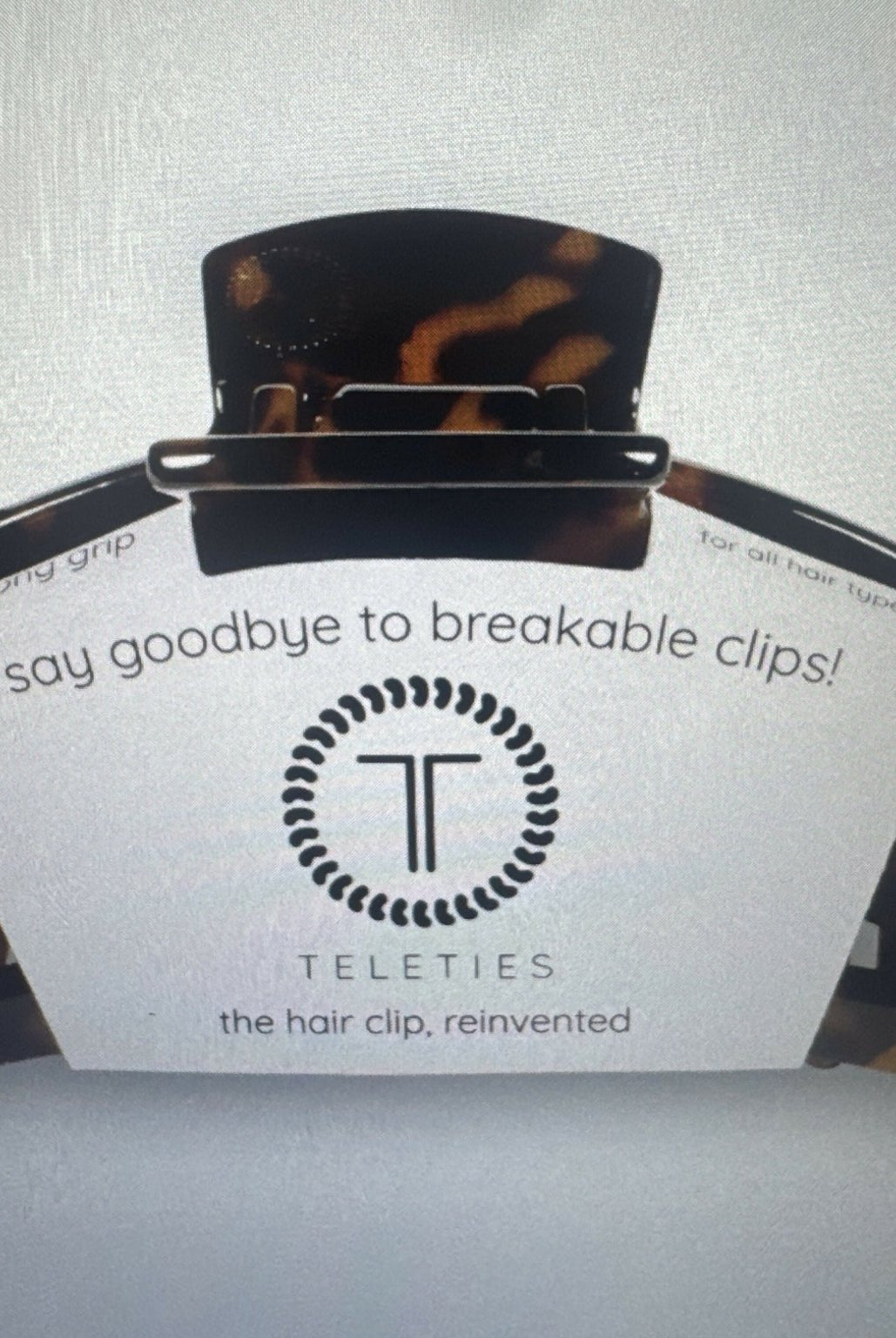 Teleties Hair Open Clip Lg. - Deadwood South Boutique & Company LLC