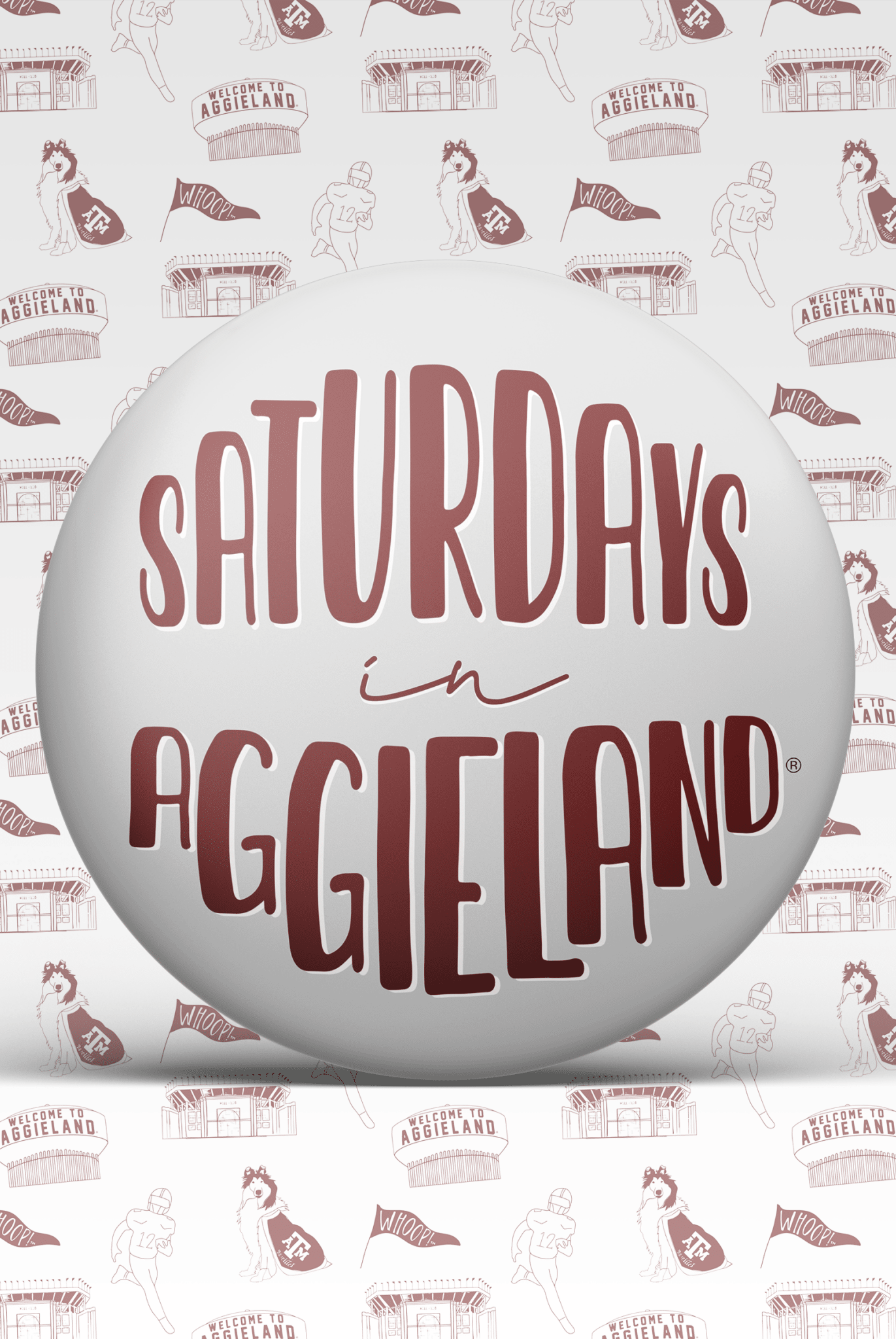 Texas A&M Game Day Buttons | Gameday Pins - Deadwood South Boutique & Company LLC