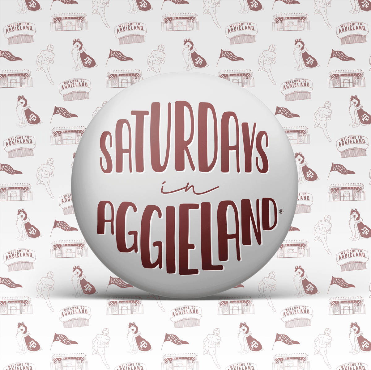 Texas A&M Game Day Buttons | Gameday Pins - Deadwood South Boutique & Company LLC