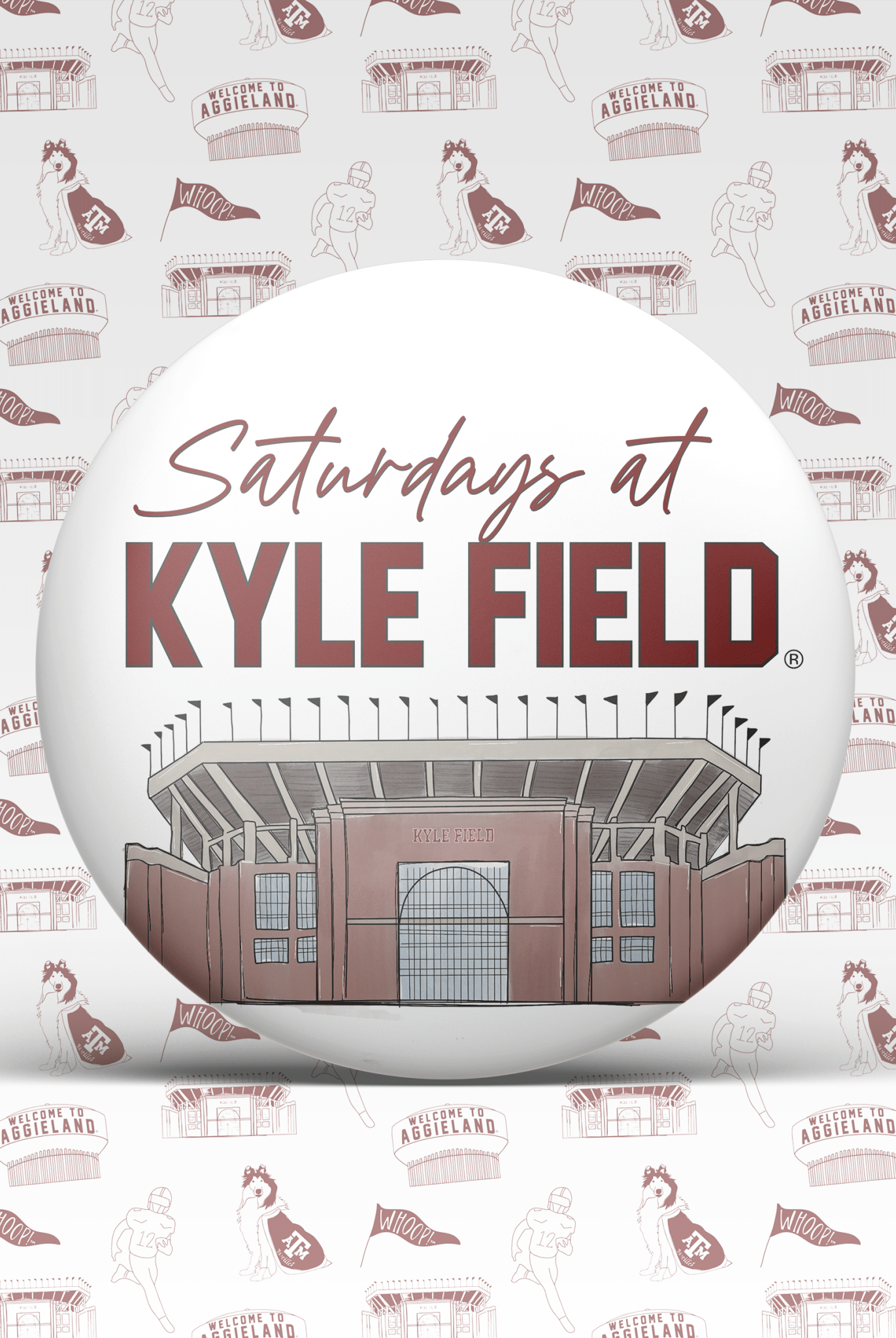 Texas A&M Game Day Buttons | Gameday Pins - Deadwood South Boutique & Company LLC
