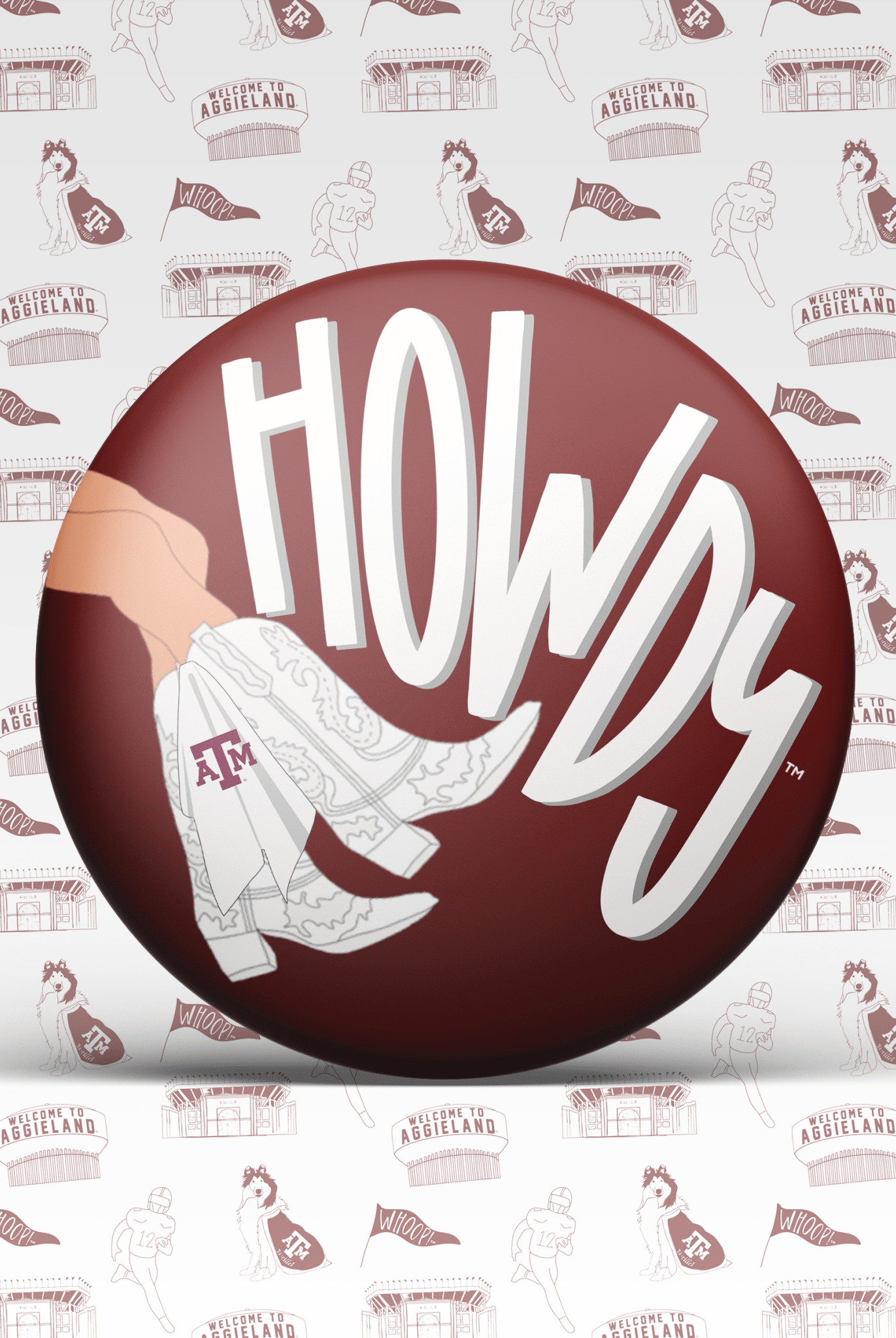 Texas A&M Game Day Buttons | Gameday Pins - Deadwood South Boutique & Company LLC